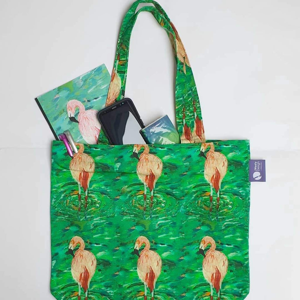 Flamingo Canvas Tote