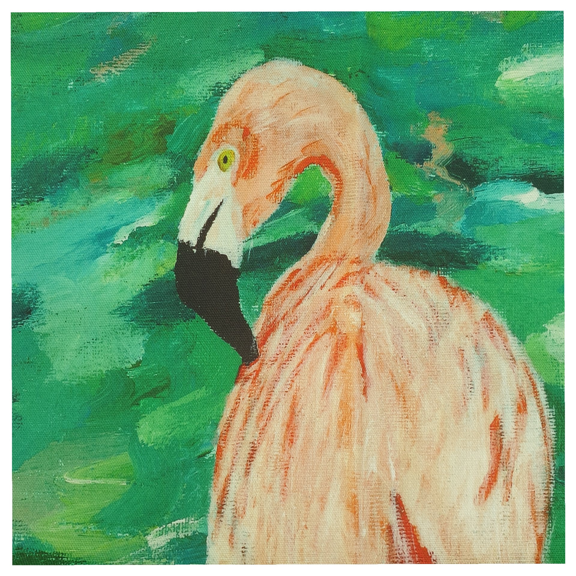 Flamingo XL Tea Towel