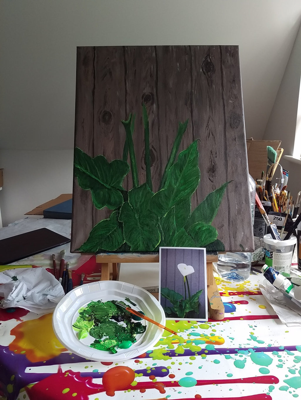 Garden Lillies - Original Painting