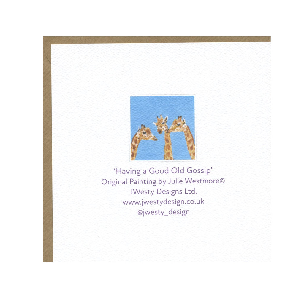 'Having a Good Old Gossip' Greetings Card