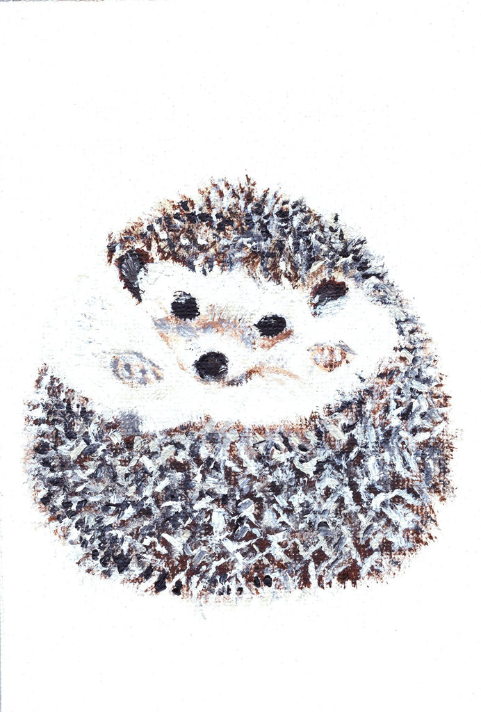 Hedgehog Ball - Original Painting