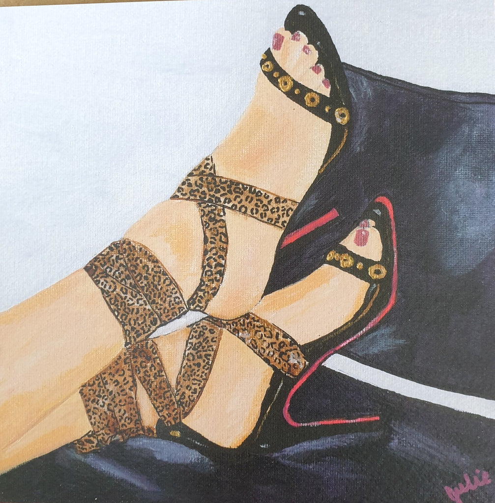 Heels Greetings Card