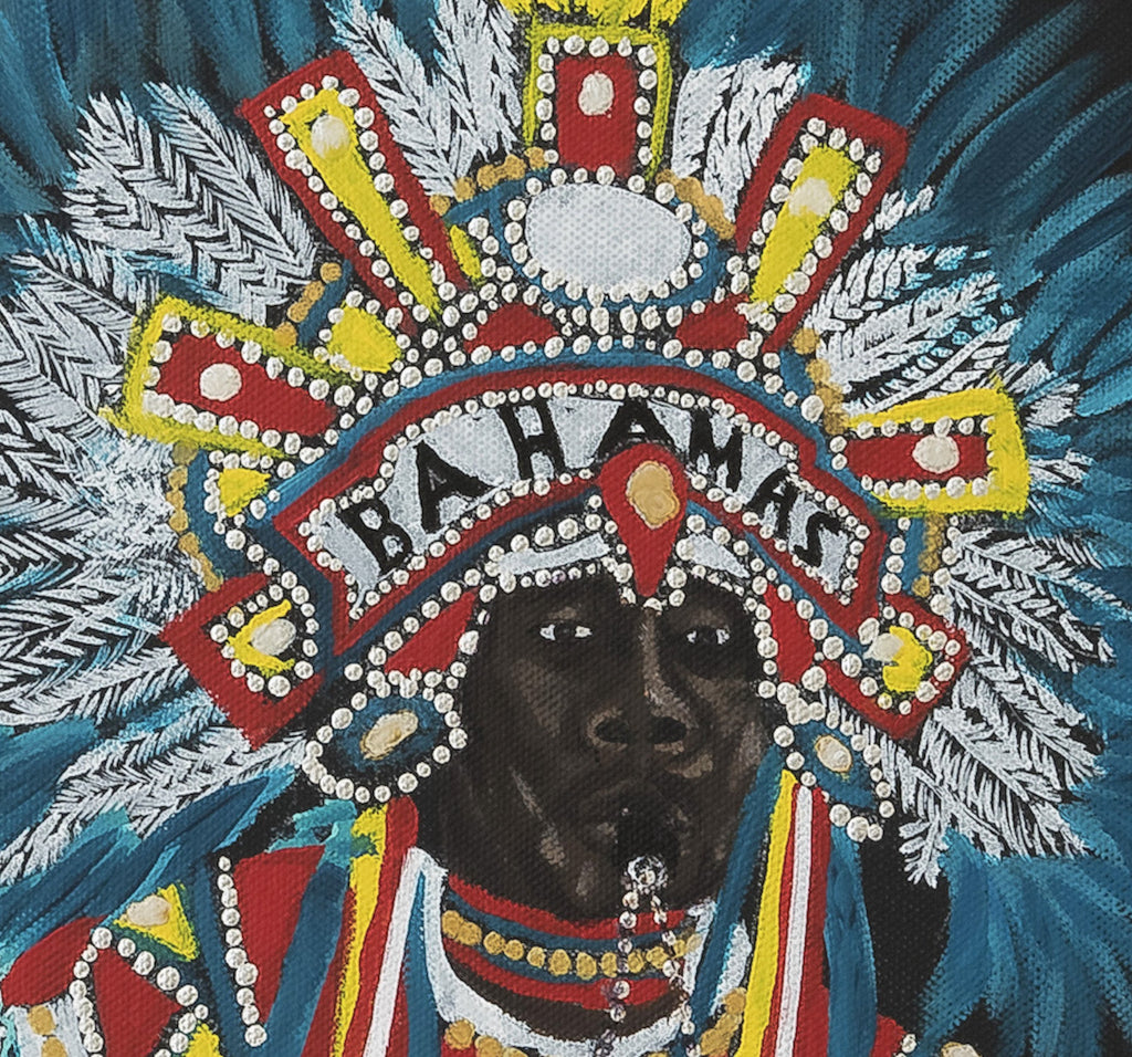 'Junkanoo Rushing' - Original Painting