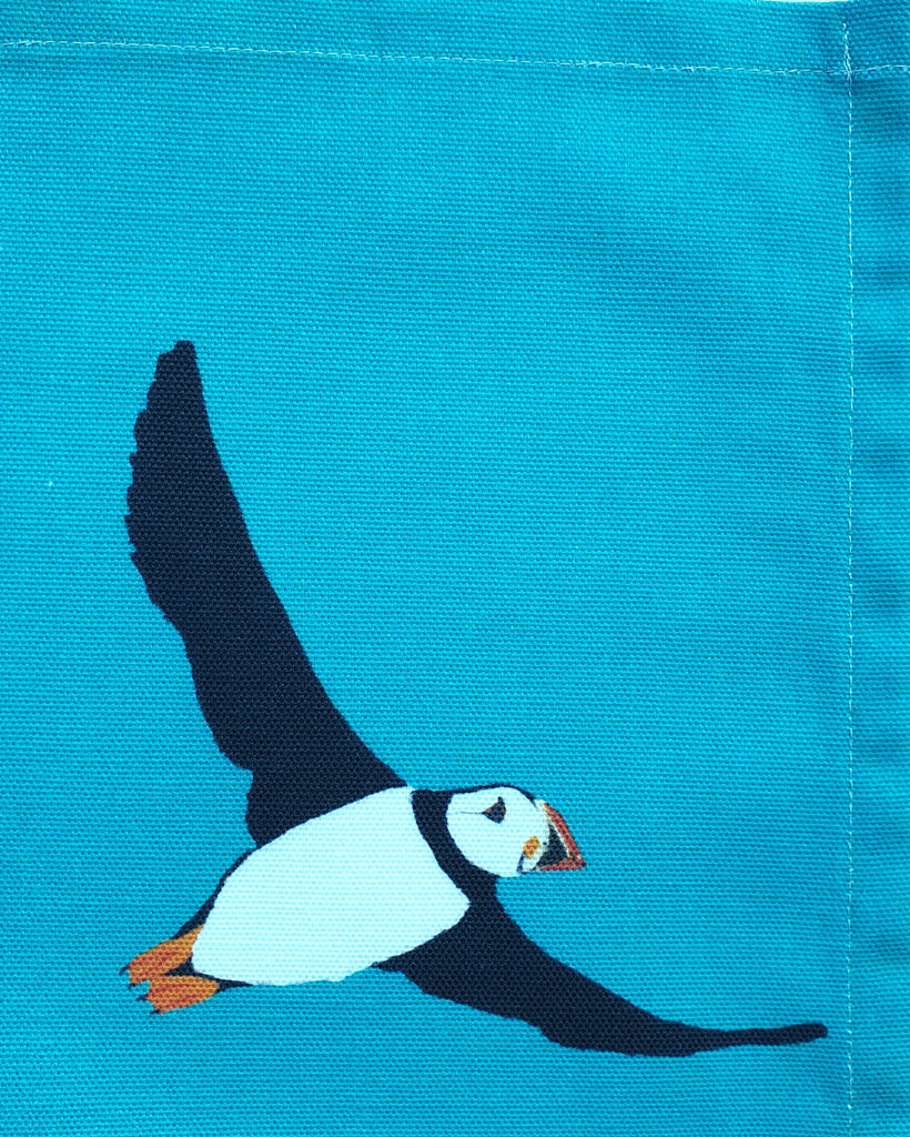 Large Puffin Tea Towel