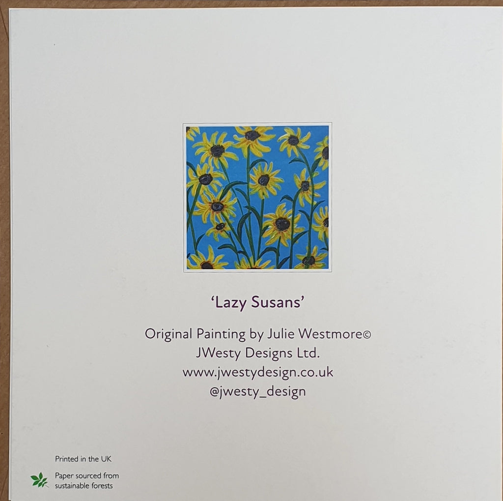 Lazy Susans Greetings Card