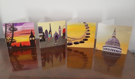 London Calling Greetings Card