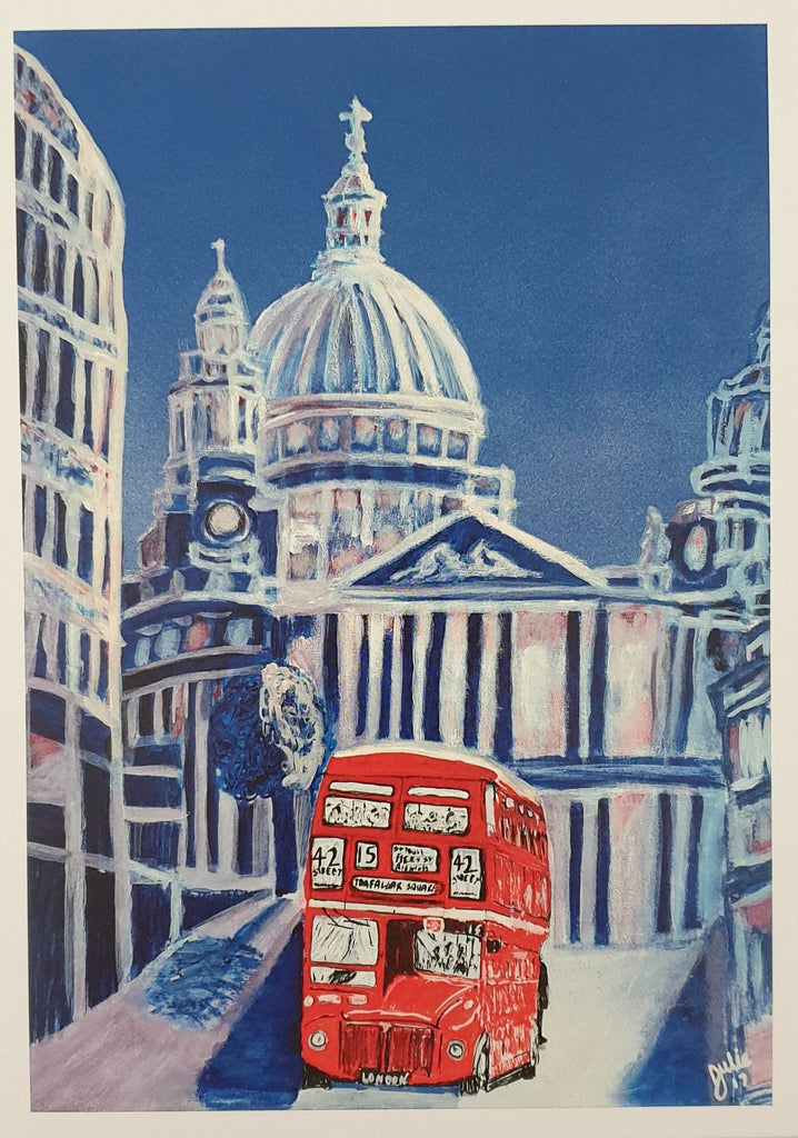 London Christmas Greetings Card