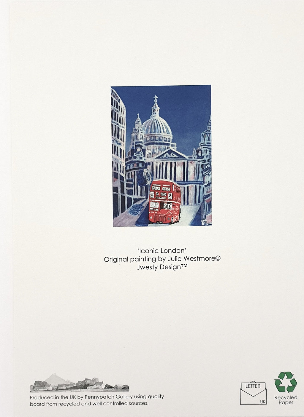 London Christmas Greetings Card