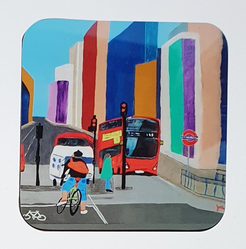 London Coaster set - 4 pack