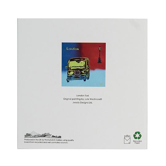 London Taxi Greetings Card