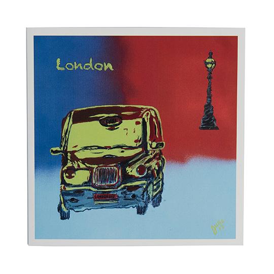 London Taxi Greetings Card