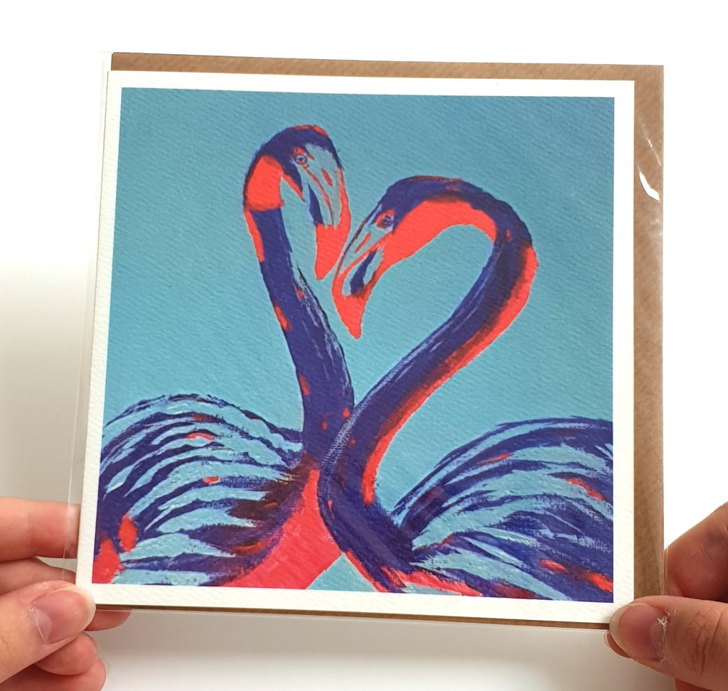 'Love Birds' Greetings Card