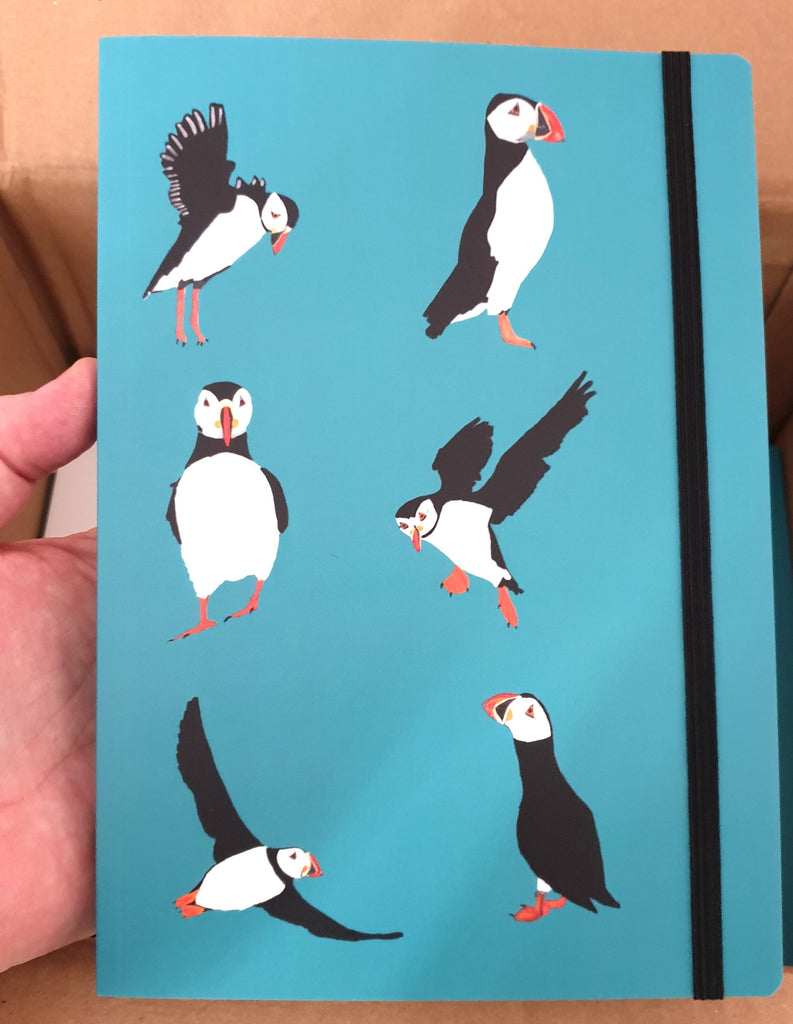 Luxury A5 Puffin Notebook