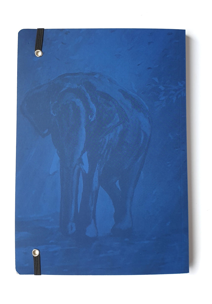 Luxury Moonlight Elephant A5 Notebook