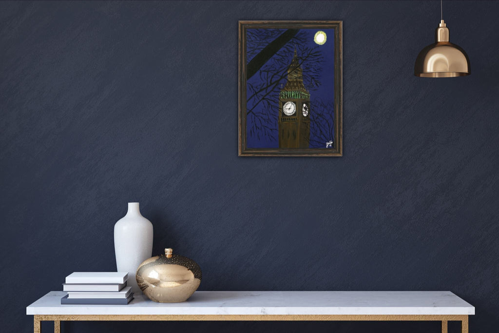 'Moon over Big Ben' - Original Painting