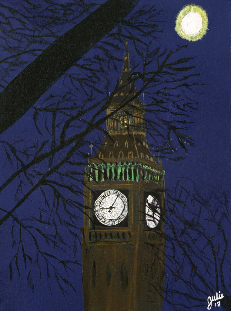 'Moon over Big Ben' - Original Painting