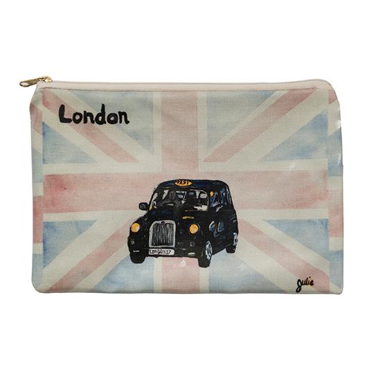 Patriotic Taxi Makeup Bag/Pencil Case