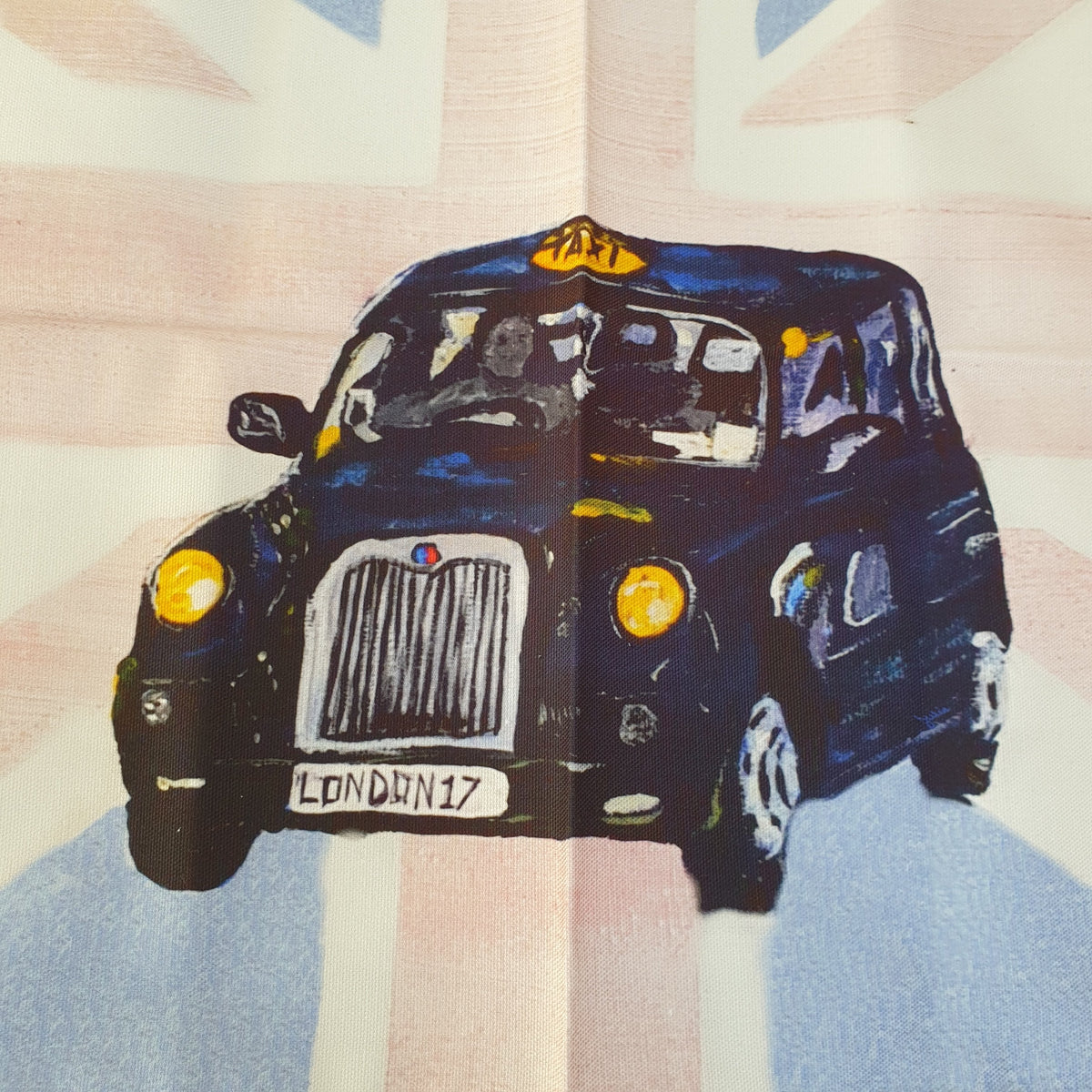 Patriotic Taxi XL Tea Towel