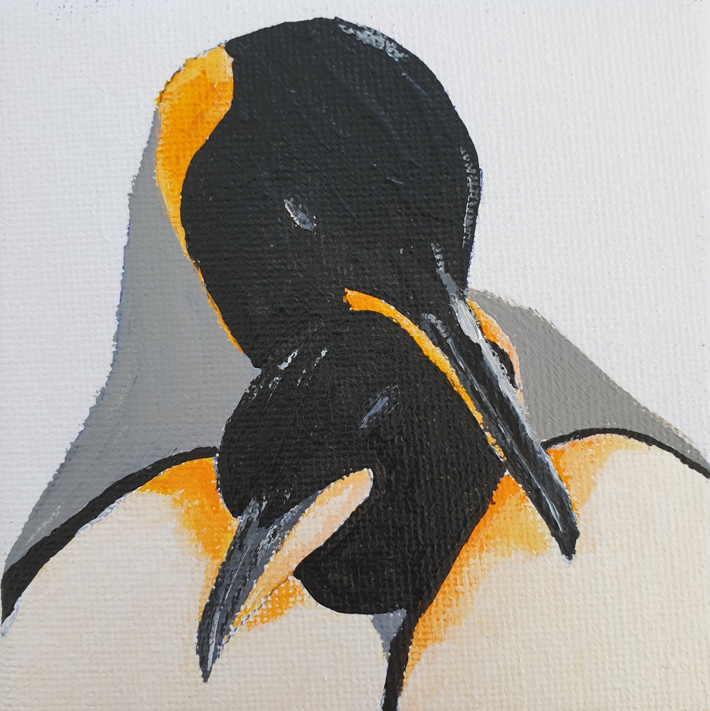 Penguin Love - Original Painting