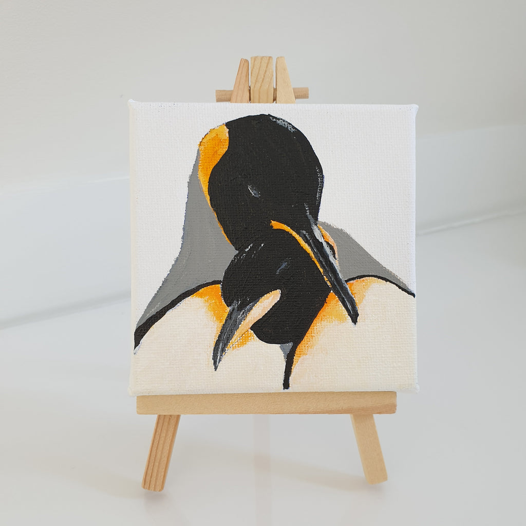 Penguin Love - Original Painting