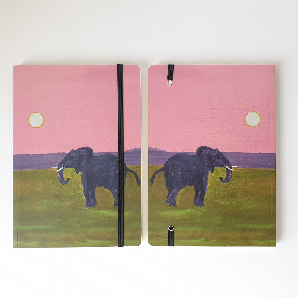 Pink Elephant A5 Luxury Notebook