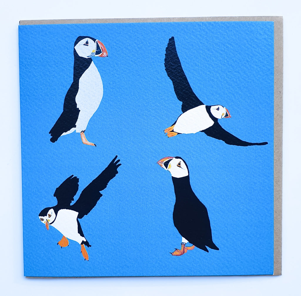 Puffin Greetings Card