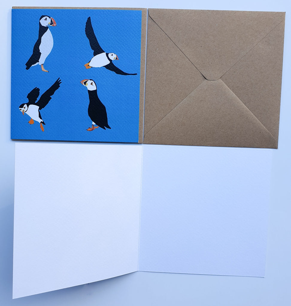 Puffin Greetings Card