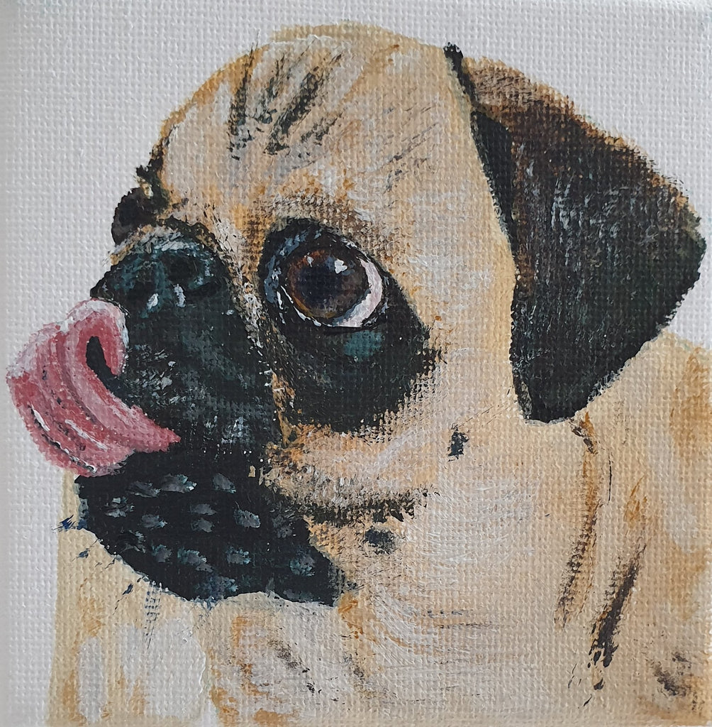 Pug - Original Painting