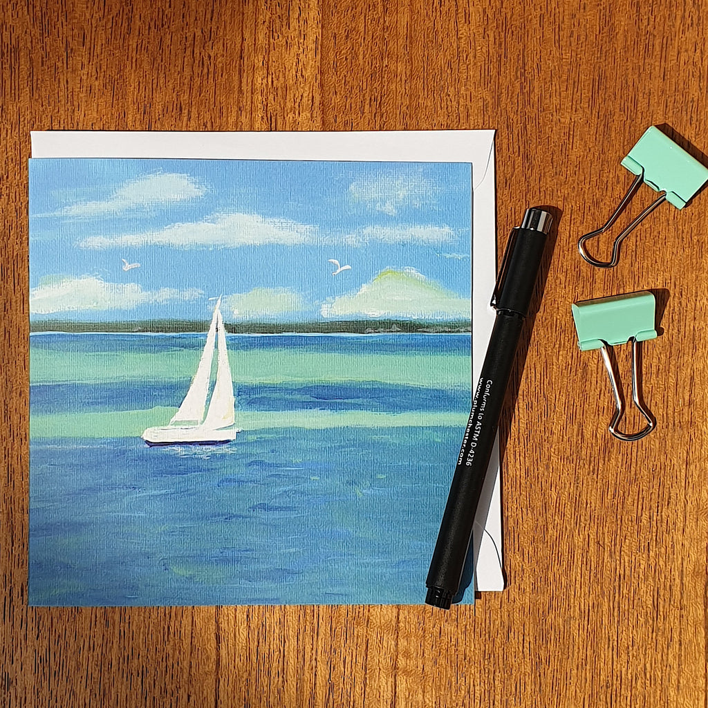 Sailboat Greetings Card