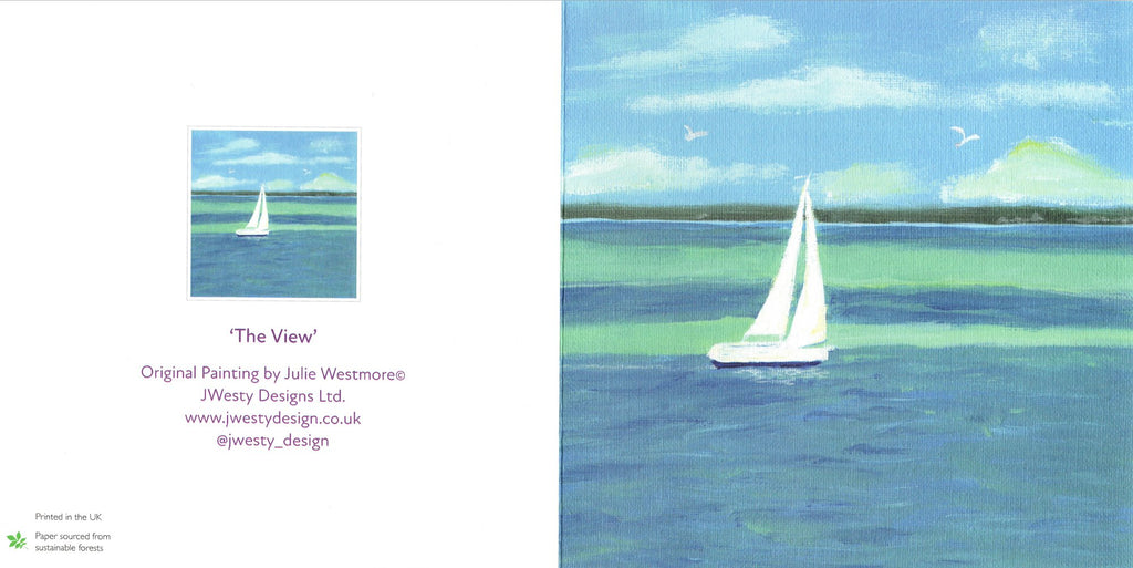 Sailboat Greetings Card