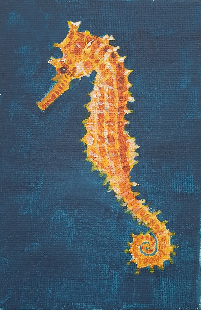 Sea horse - Original Painting