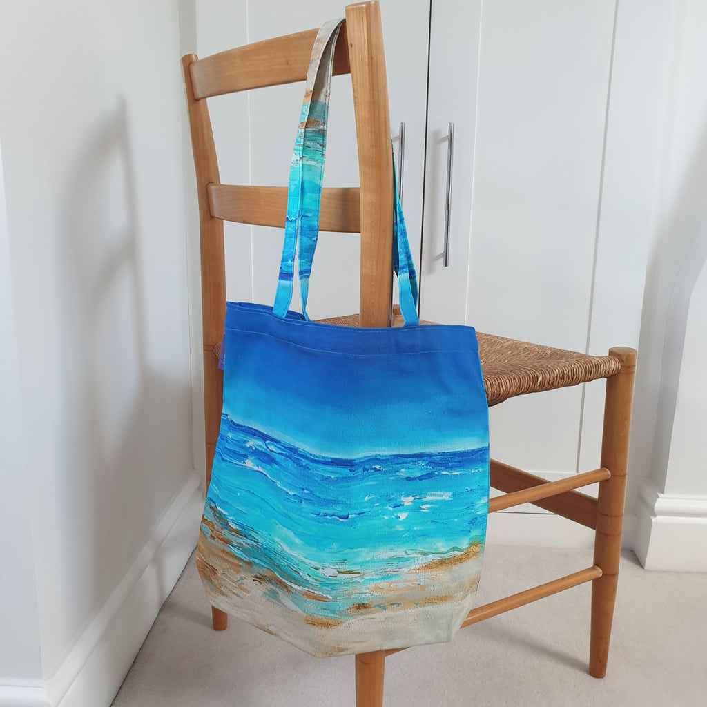 Seascape Canvas Tote