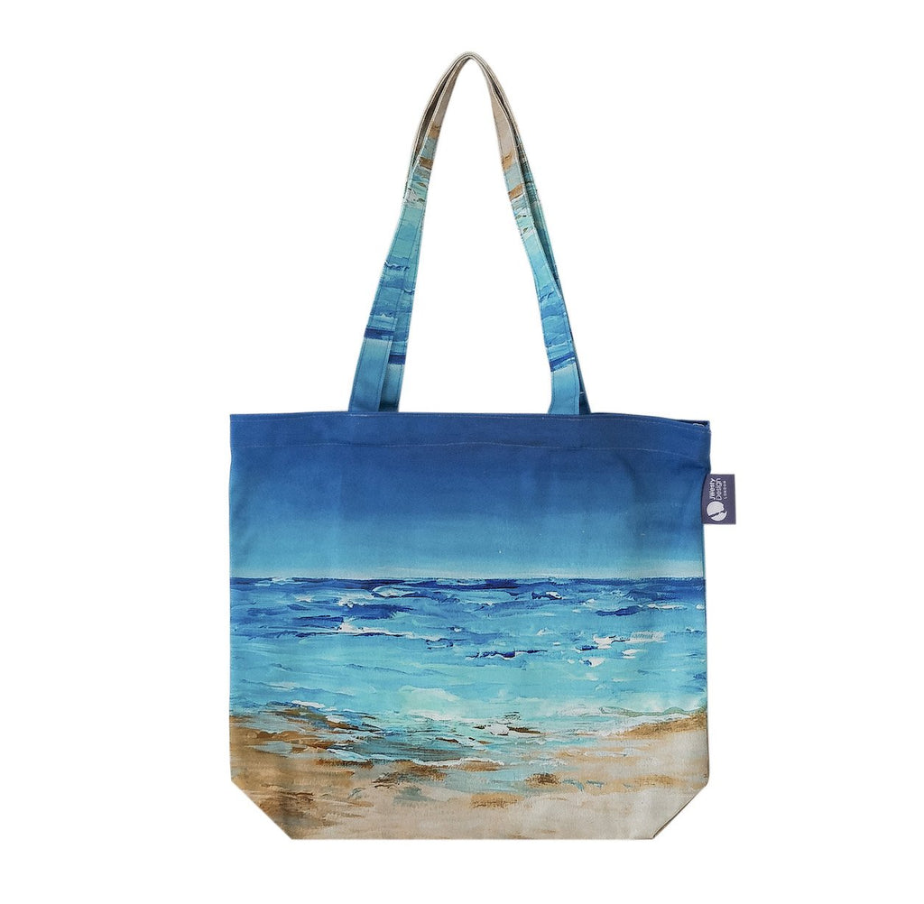 Seascape Canvas Tote