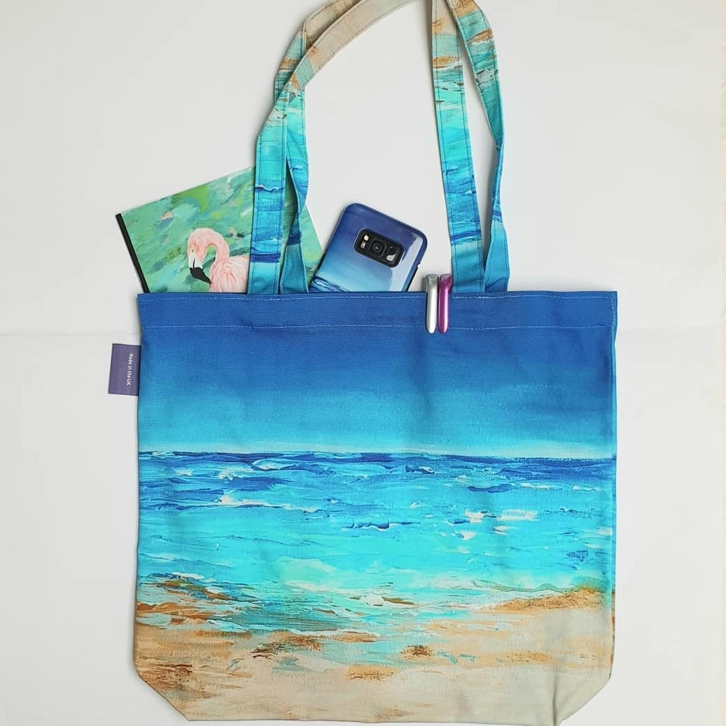 Seascape Canvas Tote