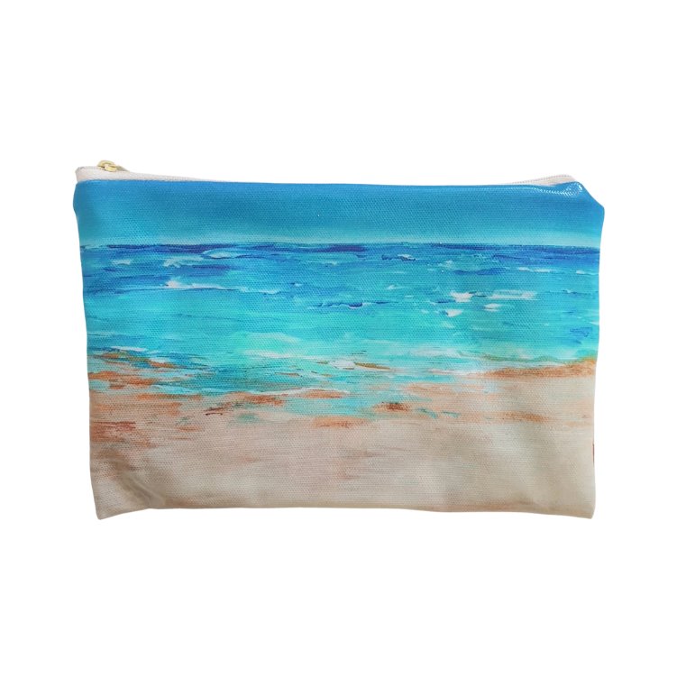 Seascape Makeup Bag| Pencil| Toiletries Case