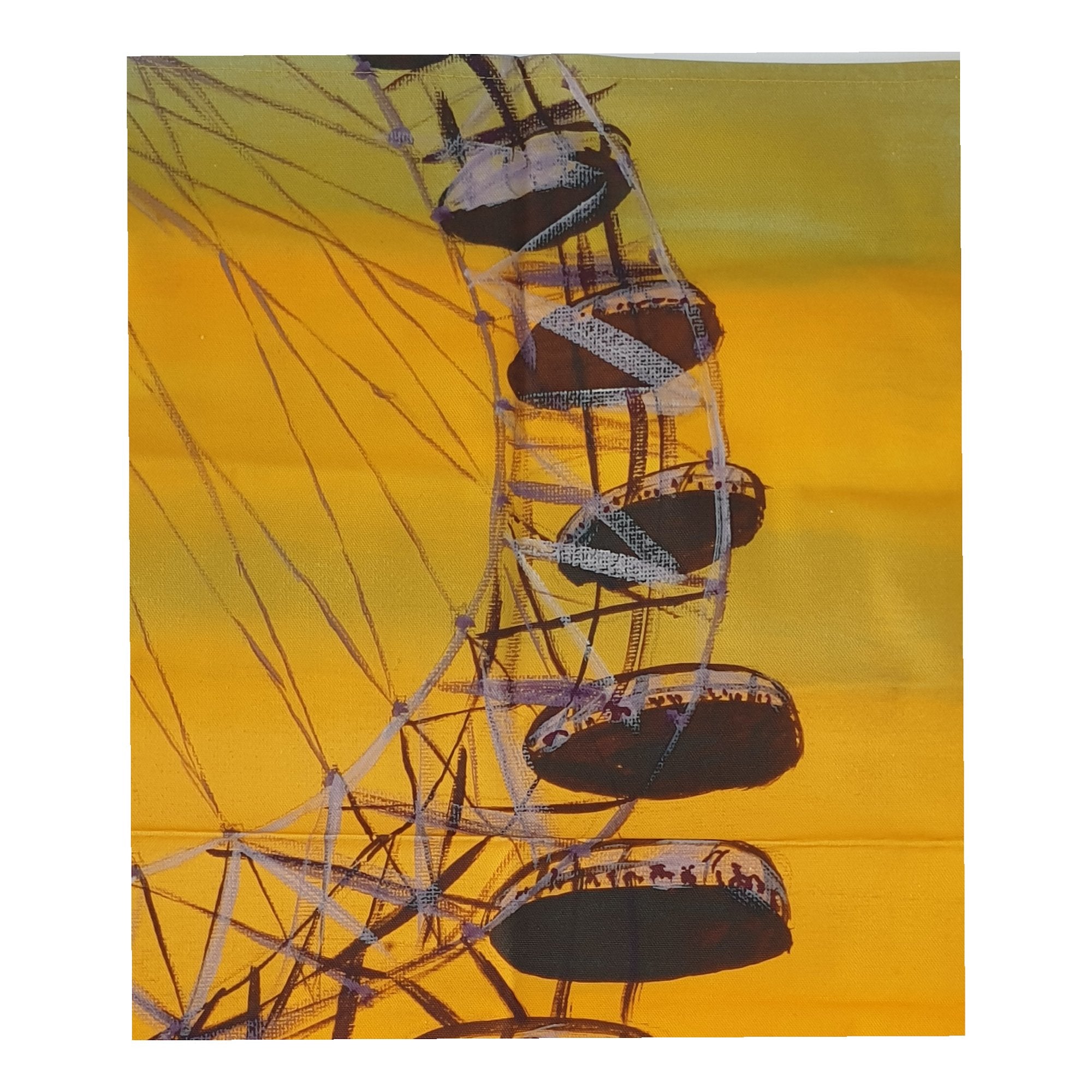 Sunset at the Eye XL Tea Towel