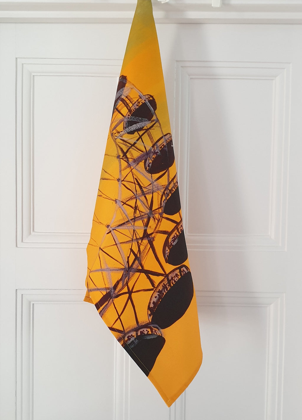 Sunset at the Eye XL Tea Towel