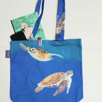 Turtle Canvas Tote