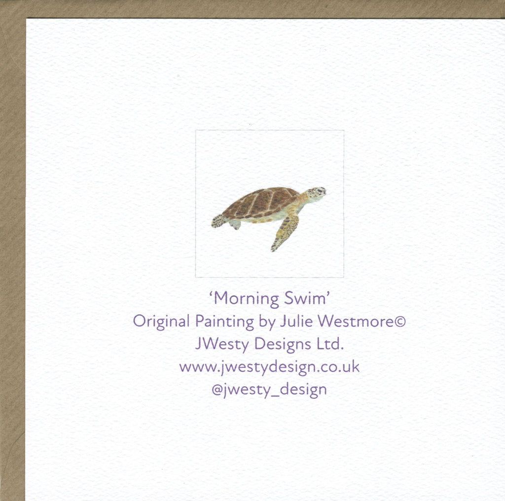 'Turtle' Greetings Card