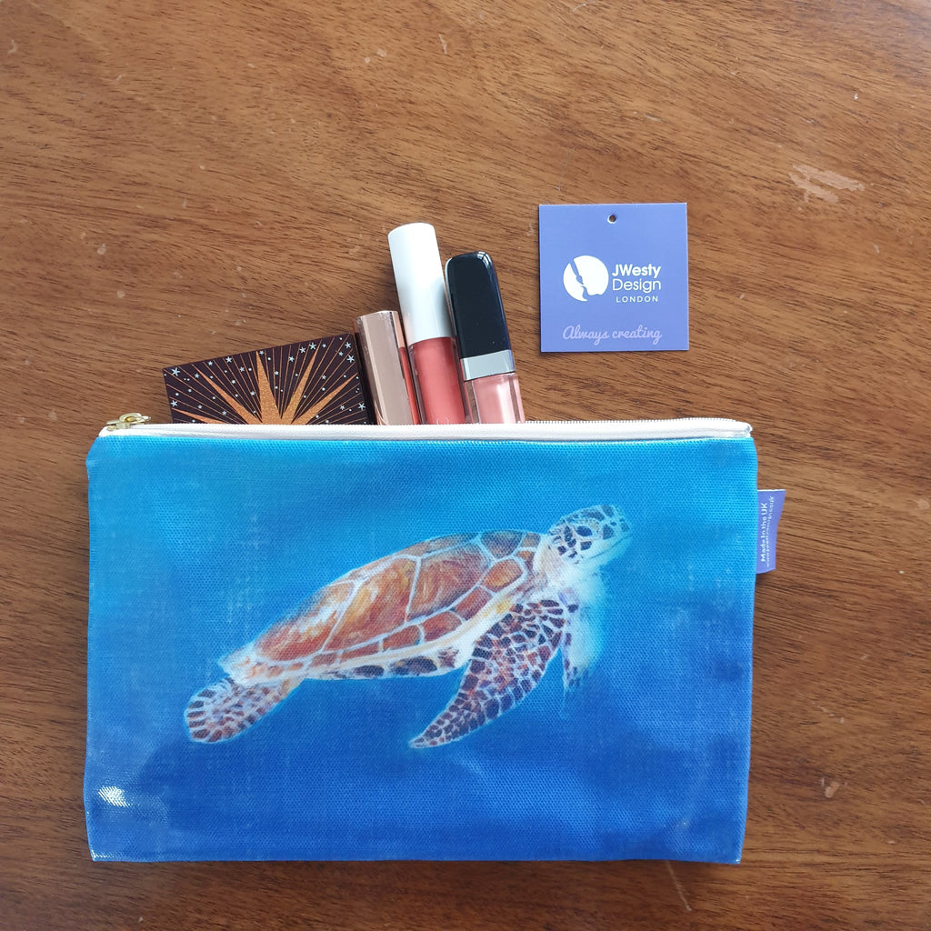 Turtle Makeup Bag/Pencil Case