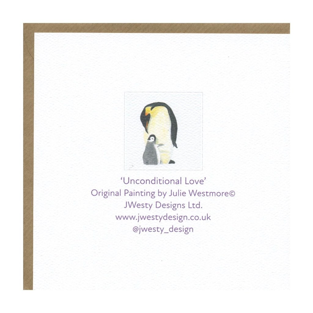 'Unconditional Love' Greetings Card