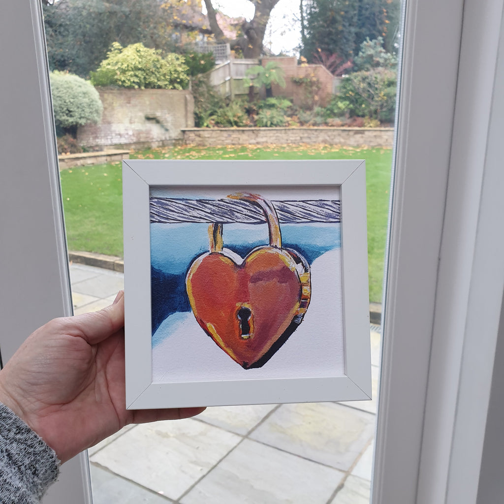 Unlock My Heart Greetings Card